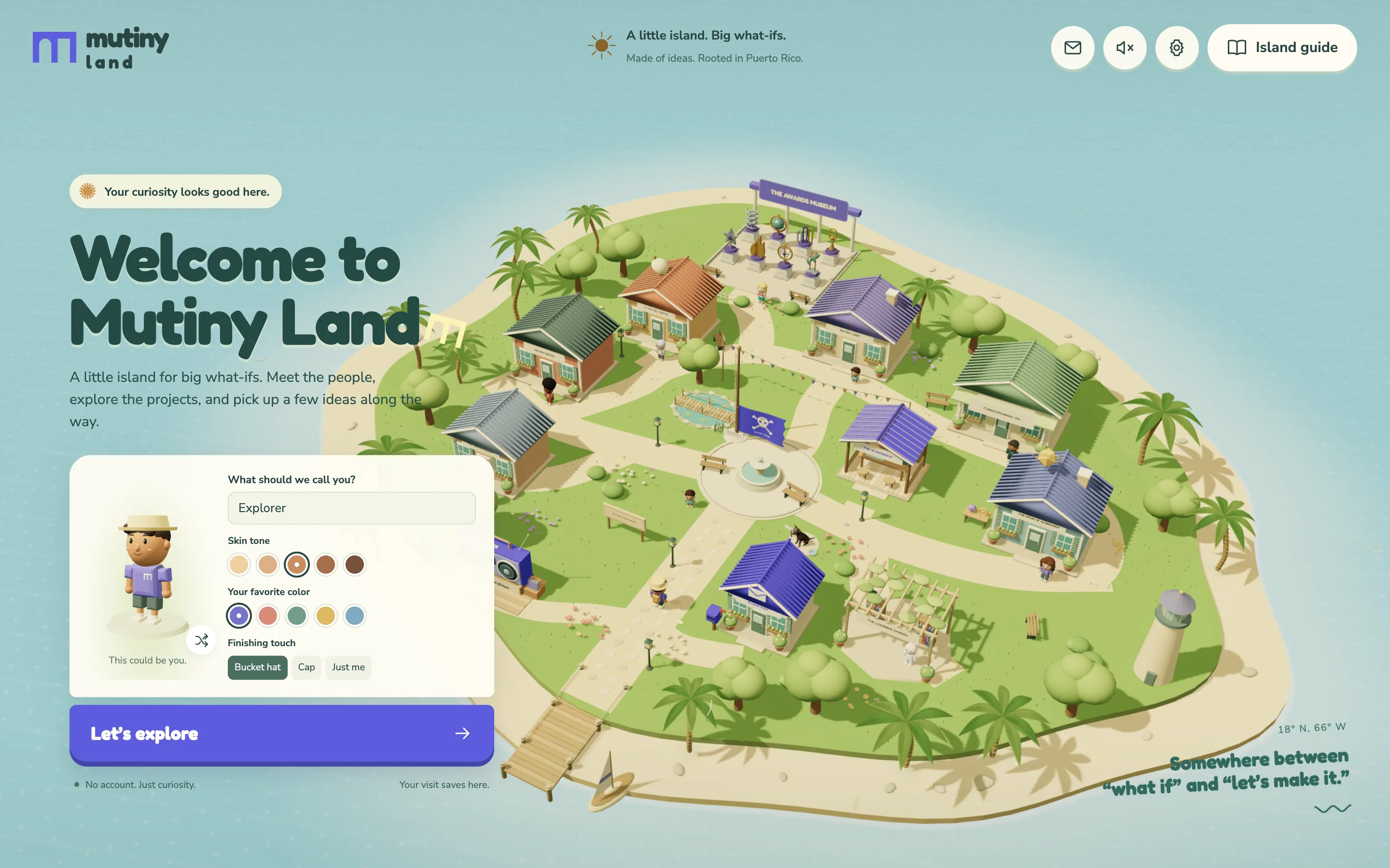 Mutiny Land, hero screenshot